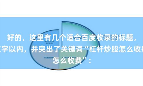 好的，这里有几个适合百度收录的标题，均在字以内，并突出了关键词“杠杆炒股怎么收费”：